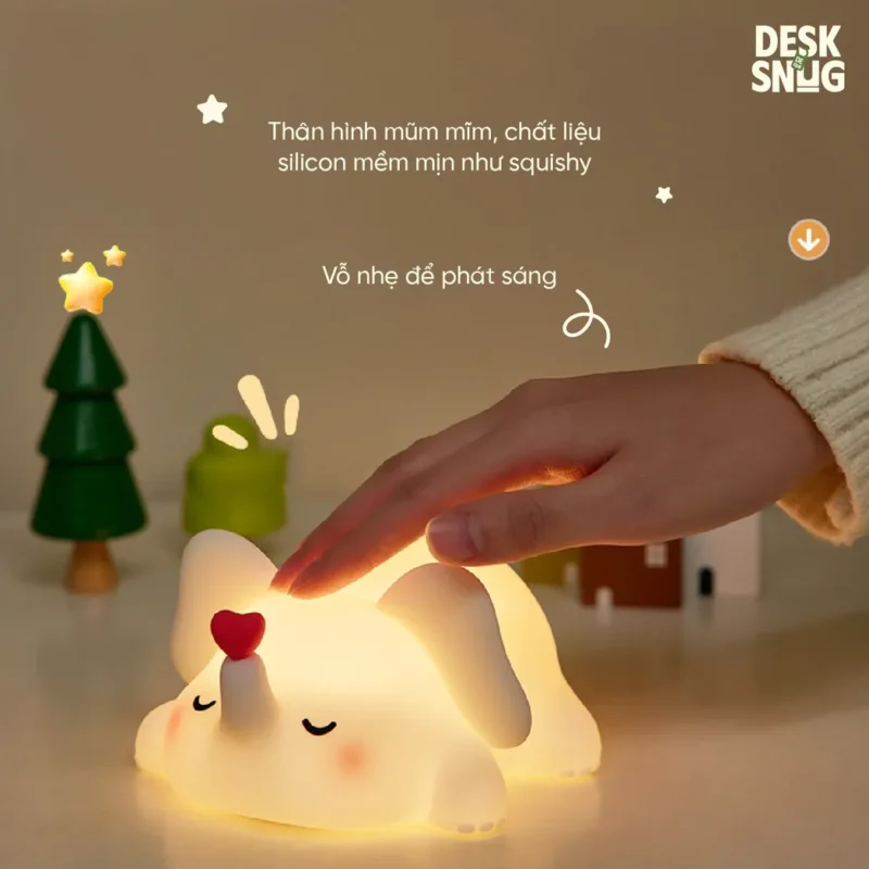 Long-eared Elephant USB Rechargeable Glowing Lamp Blows Away All Deadlines, Bumbo Elephant - Image 5
