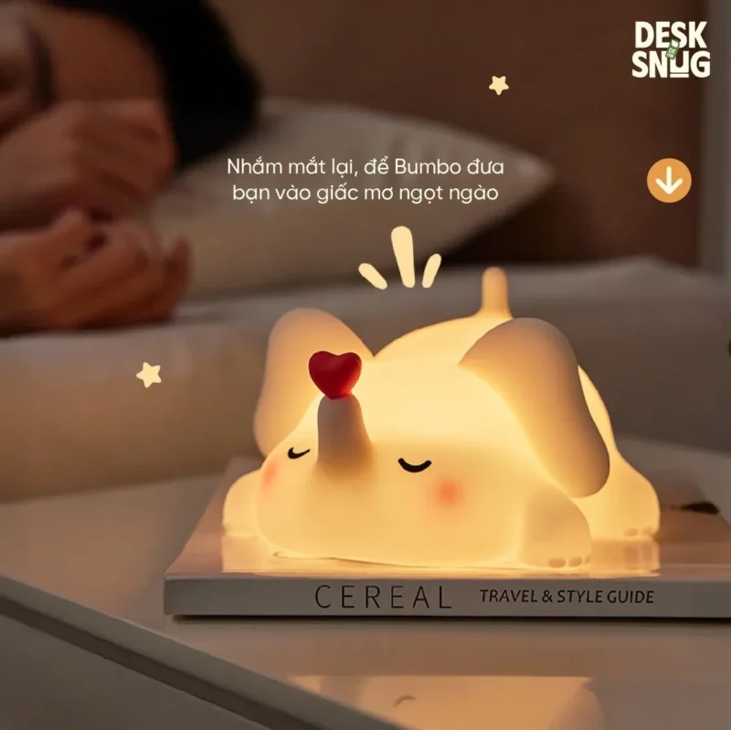 Long-eared Elephant USB Rechargeable Glowing Lamp Blows Away All Deadlines, Bumbo Elephant - Image 6