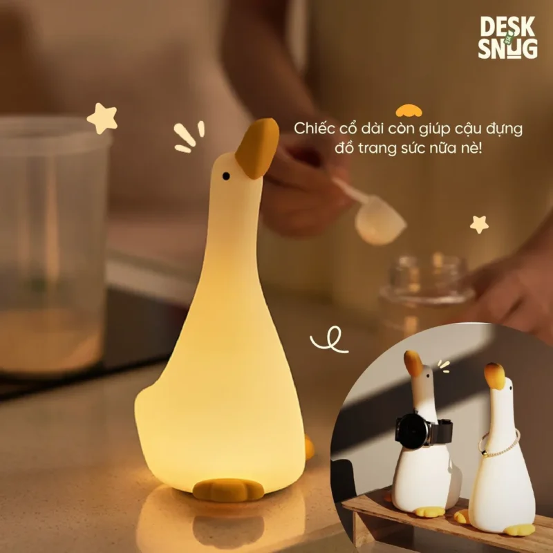 Luminous Usb Rechargeable Glowing Lamp The Mindless Duck Who Gazes at the Sky, Dreamy Mcduck - Image 6