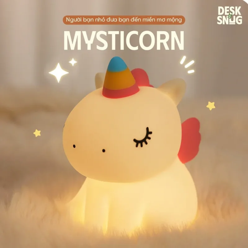 Luminous Usb Rechargeable Glowing Lamp Dreamy Unicorn Interface, Mysticorn - Image 2