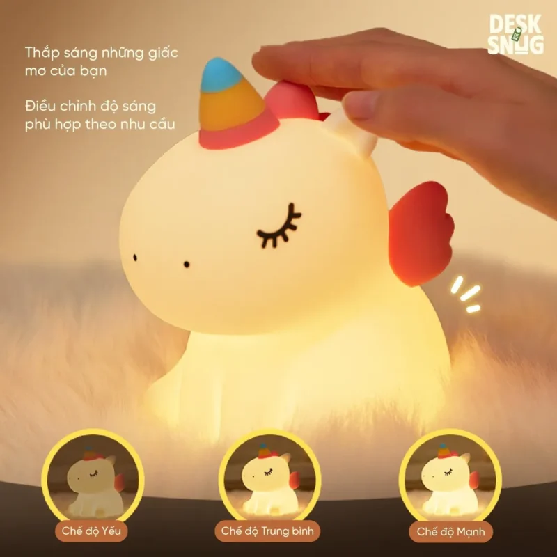 Luminous Usb Rechargeable Glowing Lamp Dreamy Unicorn Interface, Mysticorn - Image 3