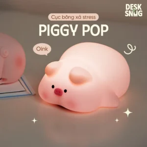 Luminous Usb Rechargeable Glowing Lamp The Pink Pig Interface Pooping Farting, Piggy Pop