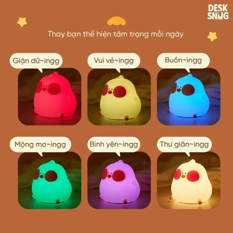 Luminous Lamp Changing Color RGB The Shy Chicken Interface, Chicky Choo - Image 7