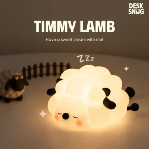 Led RGB Lamp With Phone Holder The Sleeping Lamb Interface, Timmy Lamb