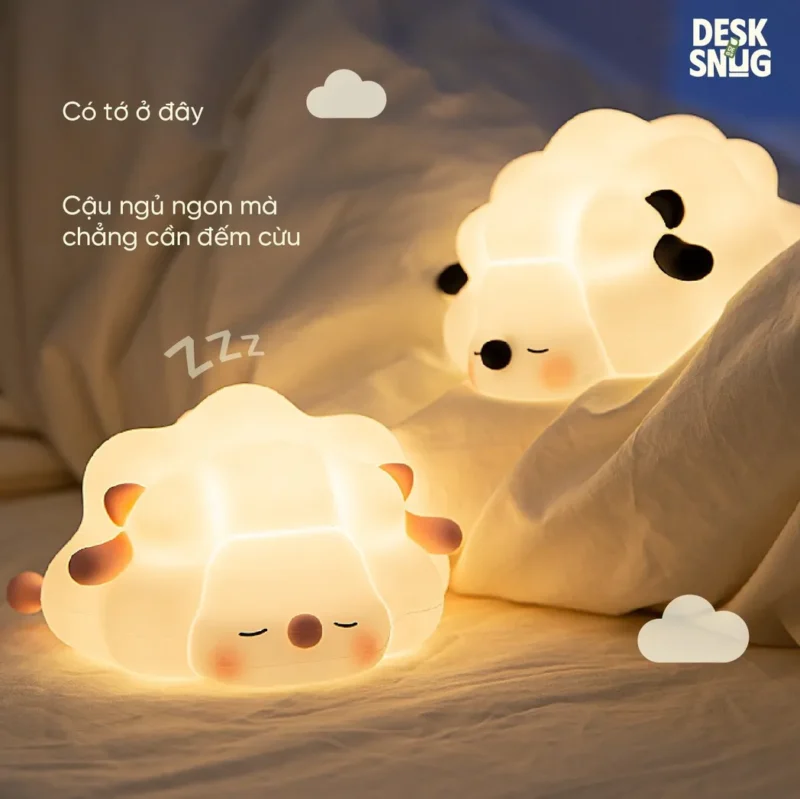Led RGB Lamp With Phone Holder The Sleeping Lamb Interface, Timmy Lamb - Image 4