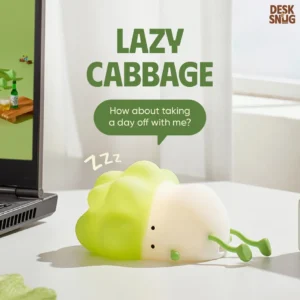 Adorable Rgb Led Light Tired Sleepy Radish Interface, Lazy Cabbage