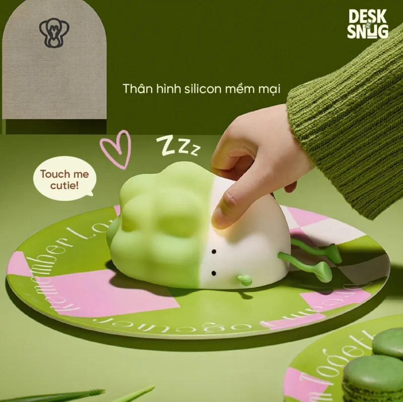 Adorable Rgb Led Light Tired Sleepy Radish Interface, Lazy Cabbage - Image 3