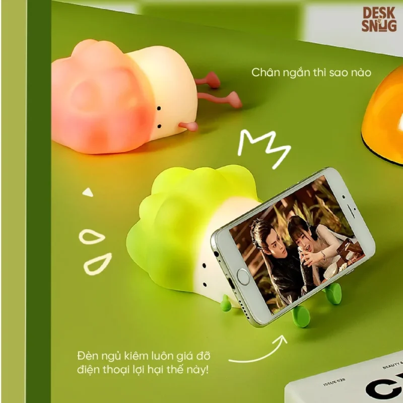 Adorable Rgb Led Light Tired Sleepy Radish Interface, Lazy Cabbage - Image 6
