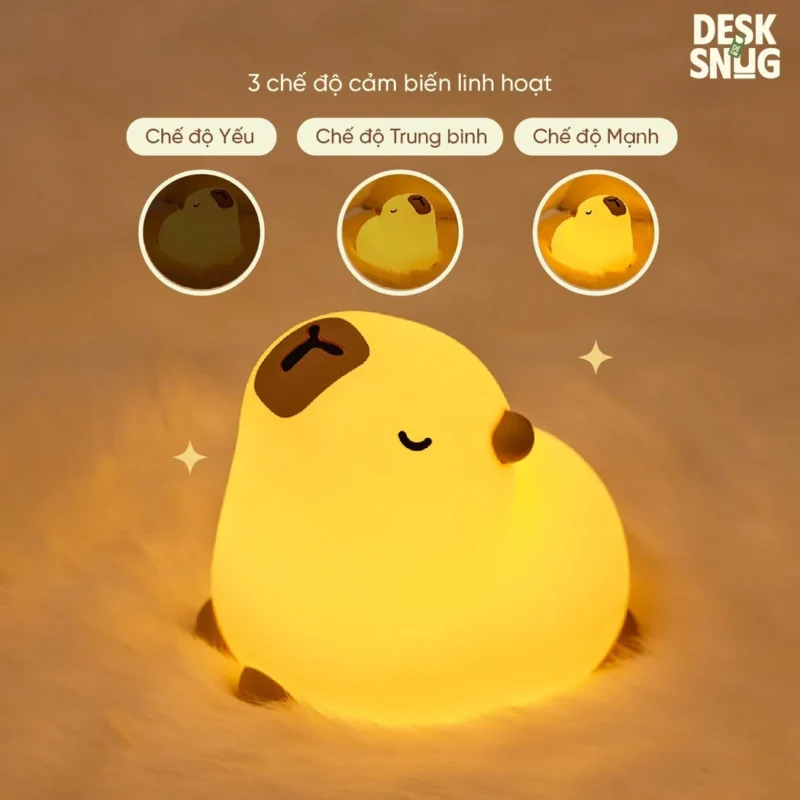 Cute Relaxing Rgb Led Light Capybara Interface Chilling, Chillpybara - Image 3