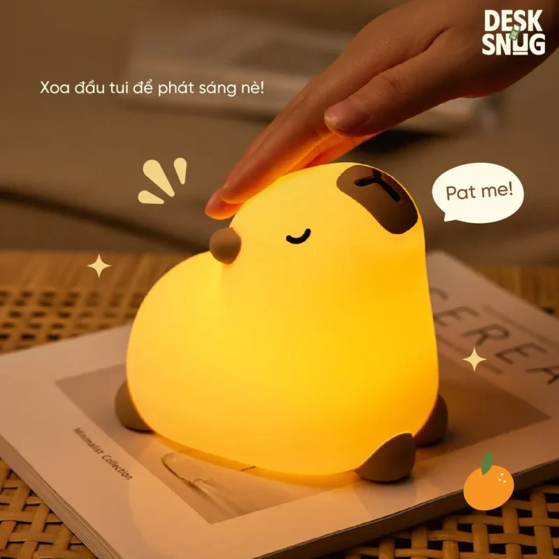 Cute Relaxing Rgb Led Light Capybara Interface Chilling, Chillpybara - Image 4
