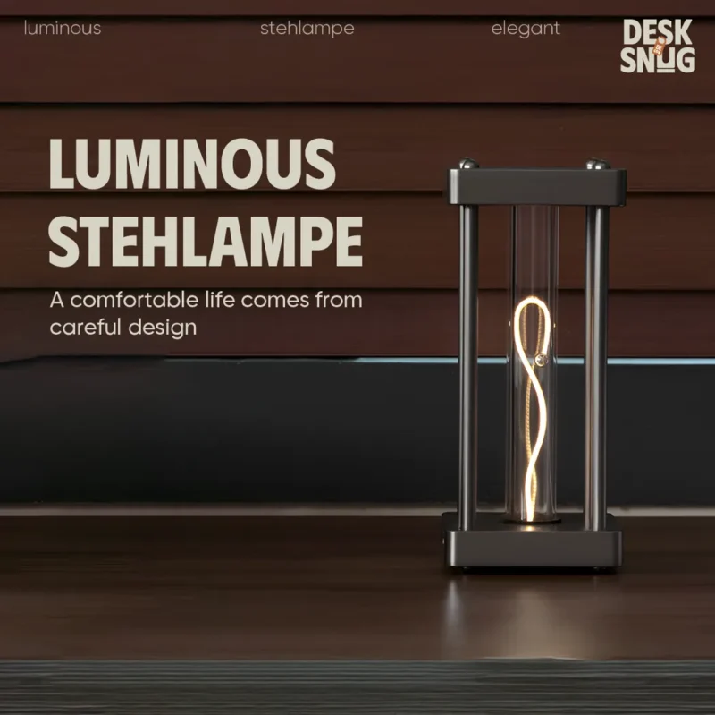 Smart Sensor Desk Lamp Exquisite Design for Work Corner, Luminous Stehlampe - Image 6