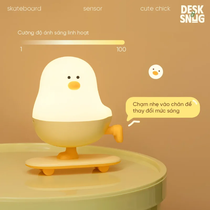 Skateboard Chick Interface Usb Glowing Lamp, Skateboard Chick - Image 5