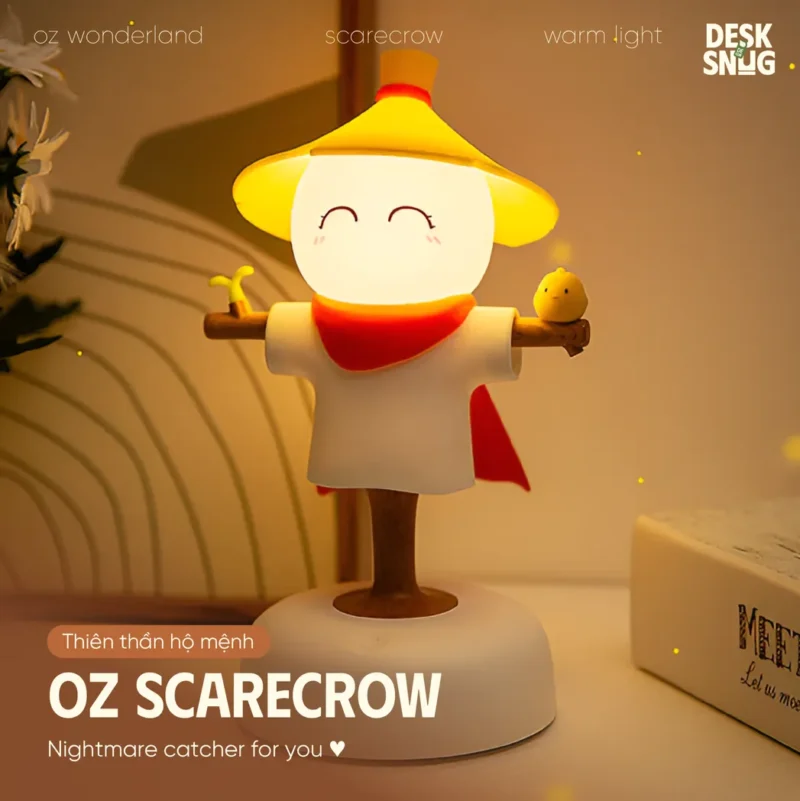 Luminous Night Light Usb Charging Interface Cute Scarecrow Interface, Oz Scarecrow