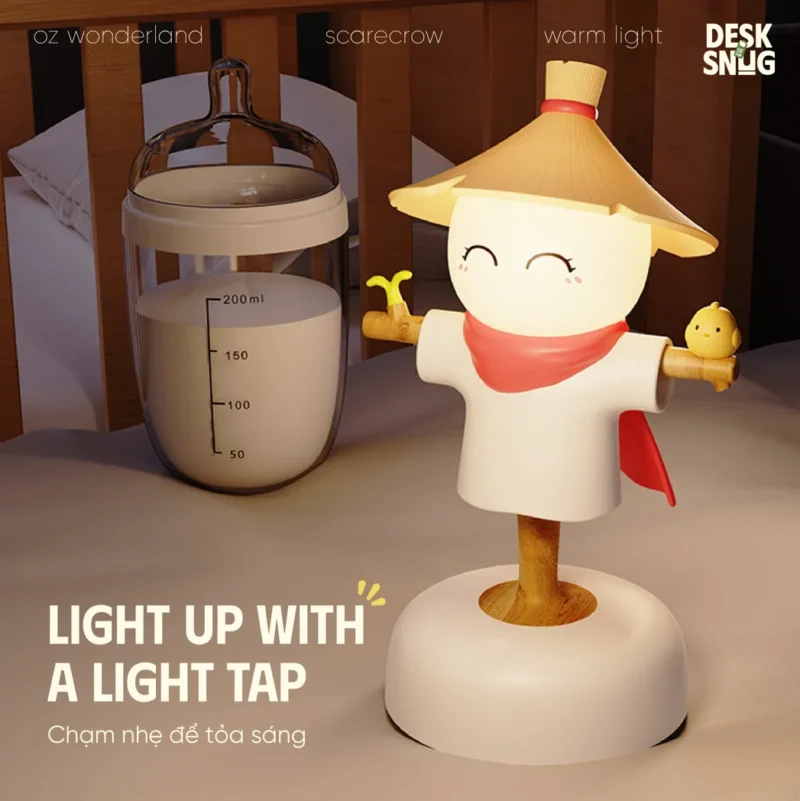 Luminous Night Light Usb Charging Interface Cute Scarecrow Interface, Oz Scarecrow - Image 3