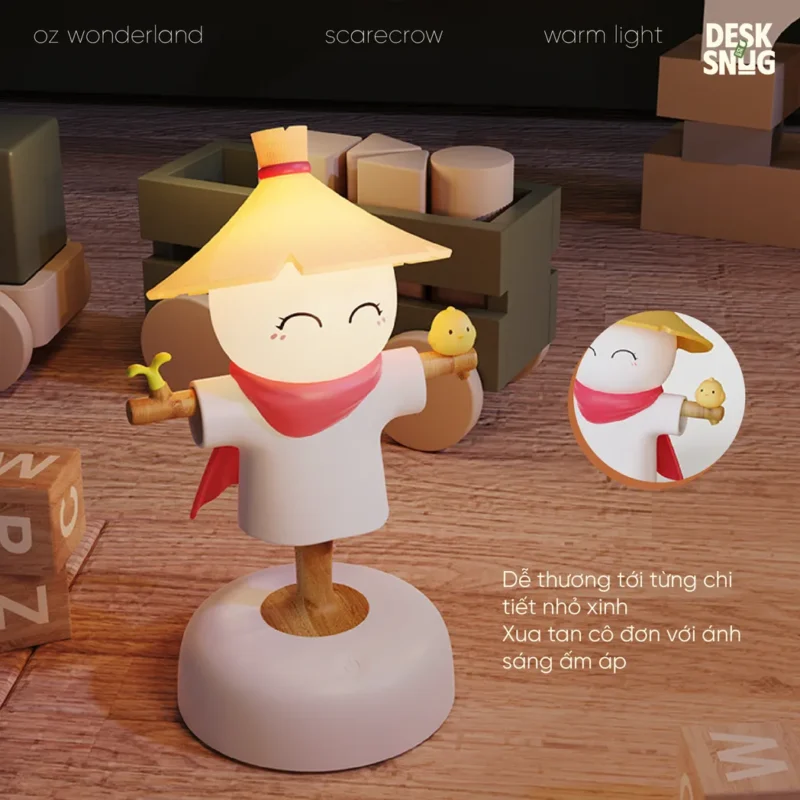 Luminous Night Light Usb Charging Interface Cute Scarecrow Interface, Oz Scarecrow - Image 4