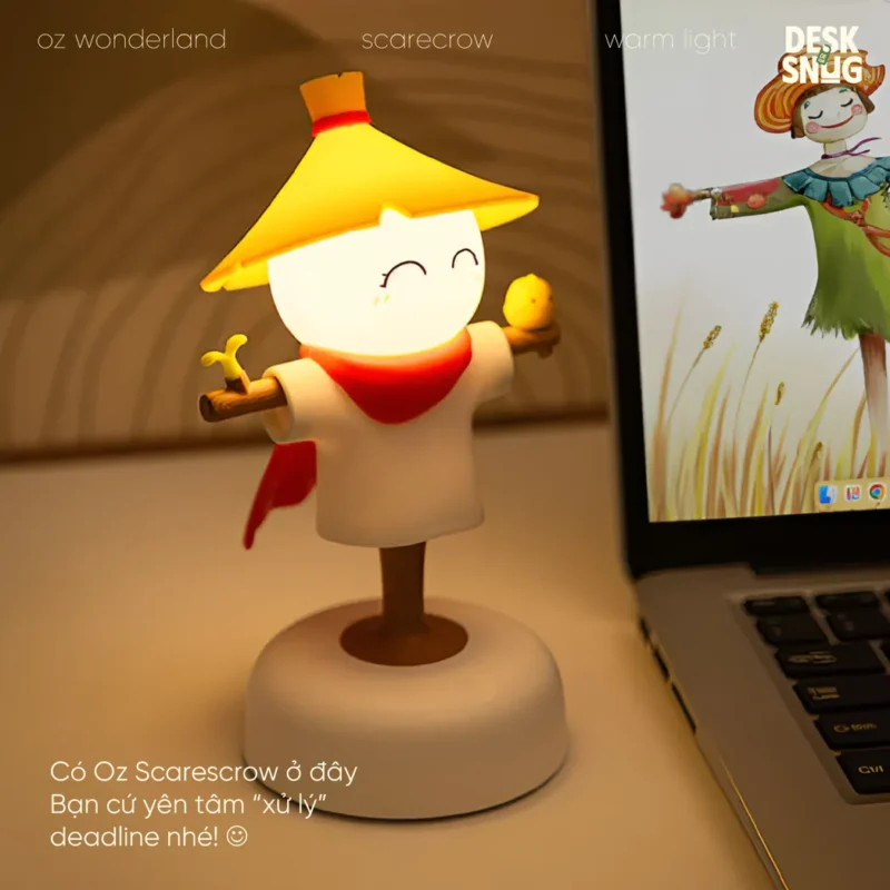 Luminous Night Light Usb Charging Interface Cute Scarecrow Interface, Oz Scarecrow - Image 5