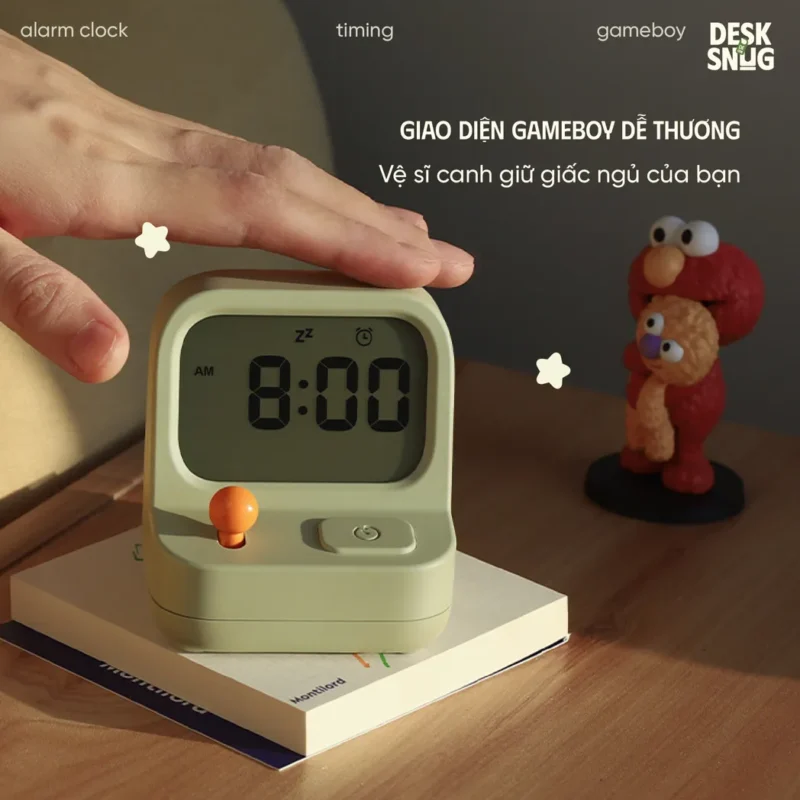 Gameboy Version Led Night Light Alarm Clock - Image 2