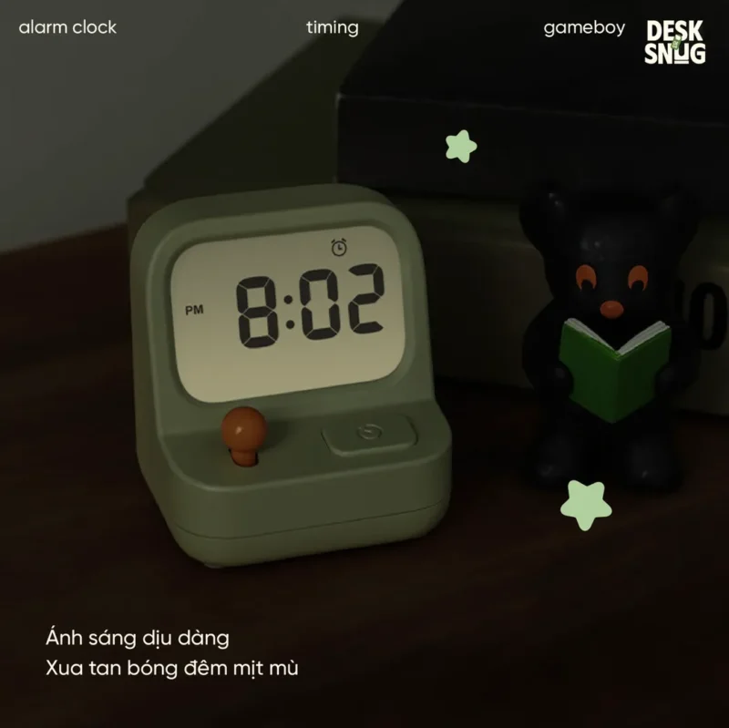 Gameboy Version Led Night Light Alarm Clock - Image 4