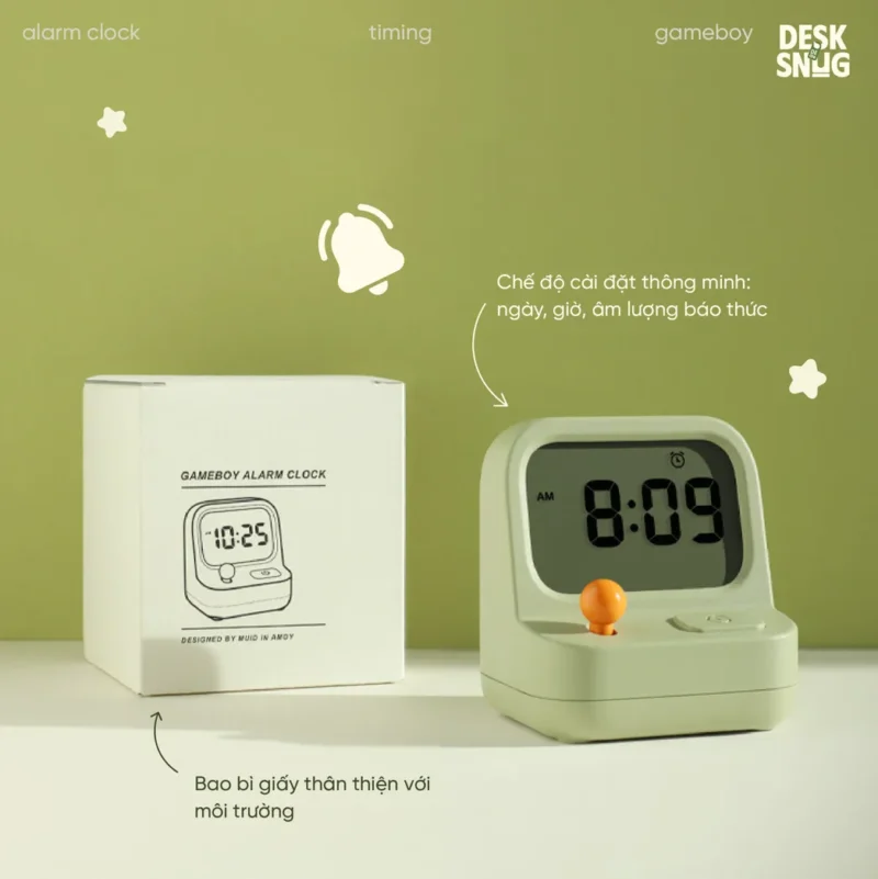 Gameboy Version Led Night Light Alarm Clock - Image 7