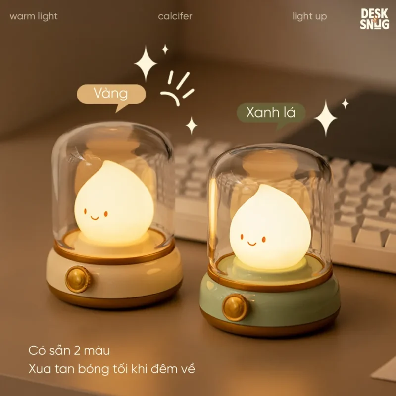 Cute Flame Usb Rechargeable Glowing Lamp, Calcifer Lamp - Image 2