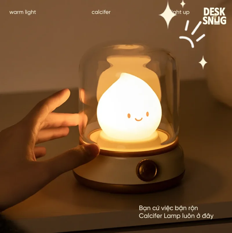 Cute Flame Usb Rechargeable Glowing Lamp, Calcifer Lamp - Image 3