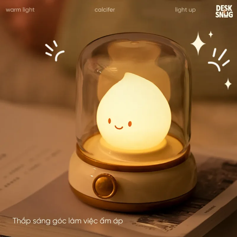 Cute Flame Usb Rechargeable Glowing Lamp, Calcifer Lamp - Image 5