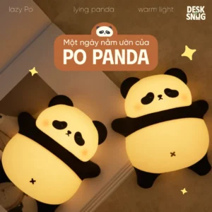 Super Cute Fat Panda Belly Charging Glowing Lamp, Po Panda