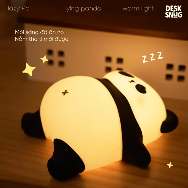 Super Cute Fat Panda Belly Charging Glowing Lamp, Po Panda - Image 2