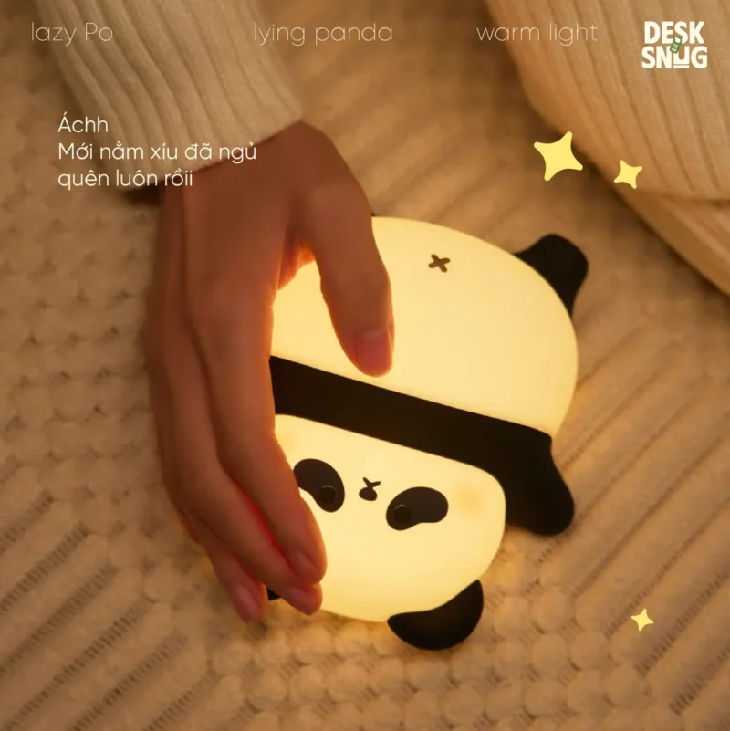 Super Cute Fat Panda Belly Charging Glowing Lamp, Po Panda - Image 4