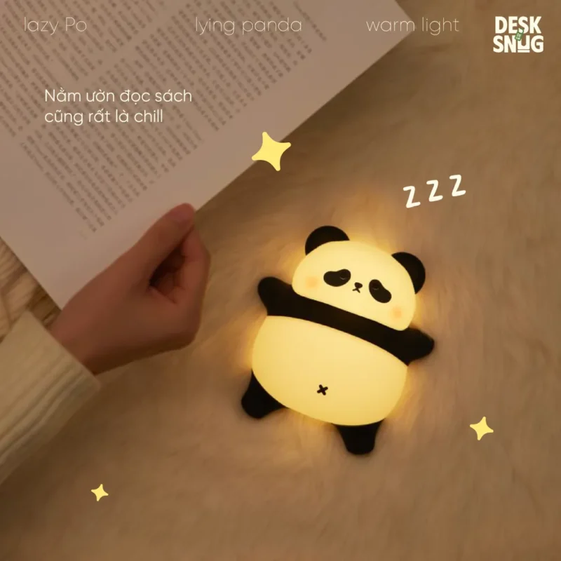 Super Cute Fat Panda Belly Charging Glowing Lamp, Po Panda - Image 5