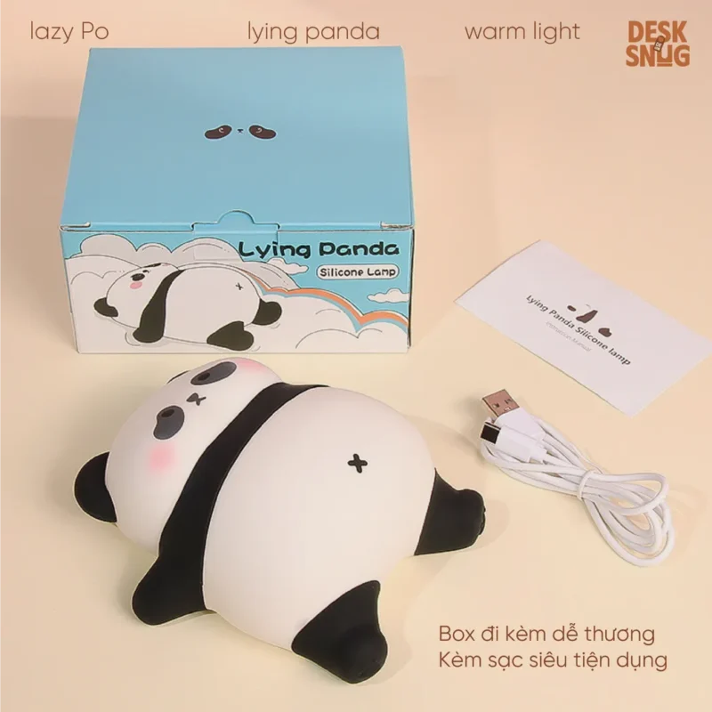 Super Cute Fat Panda Belly Charging Glowing Lamp, Po Panda - Image 6