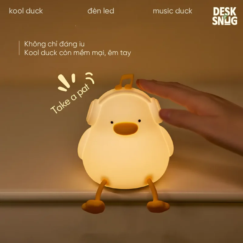 Kool Duck Usb Rechargeable Glowing Lamp with Phone Holder - Image 2