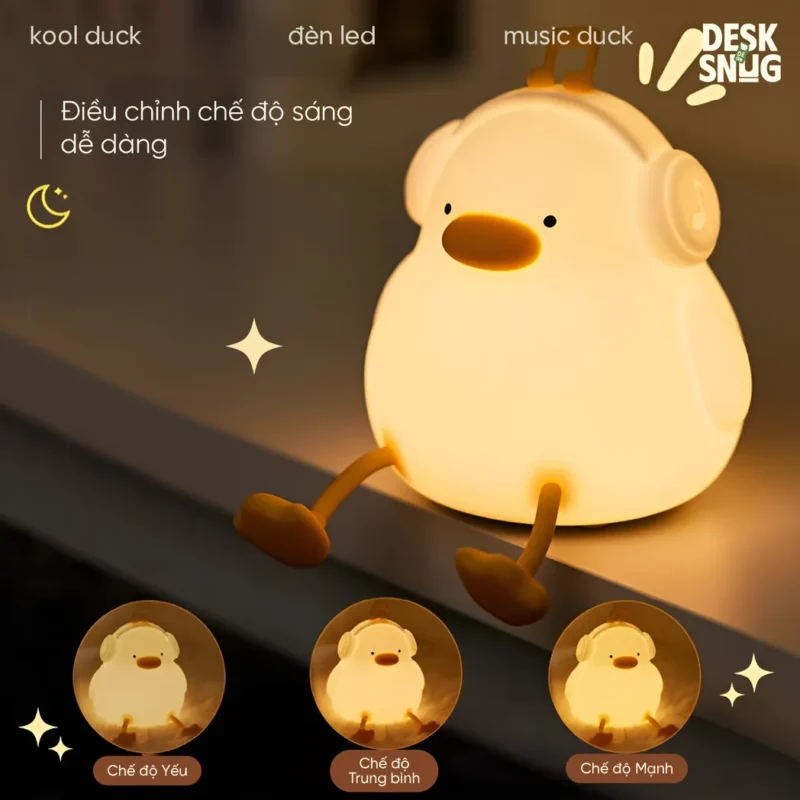 Kool Duck Usb Rechargeable Glowing Lamp with Phone Holder - Image 4